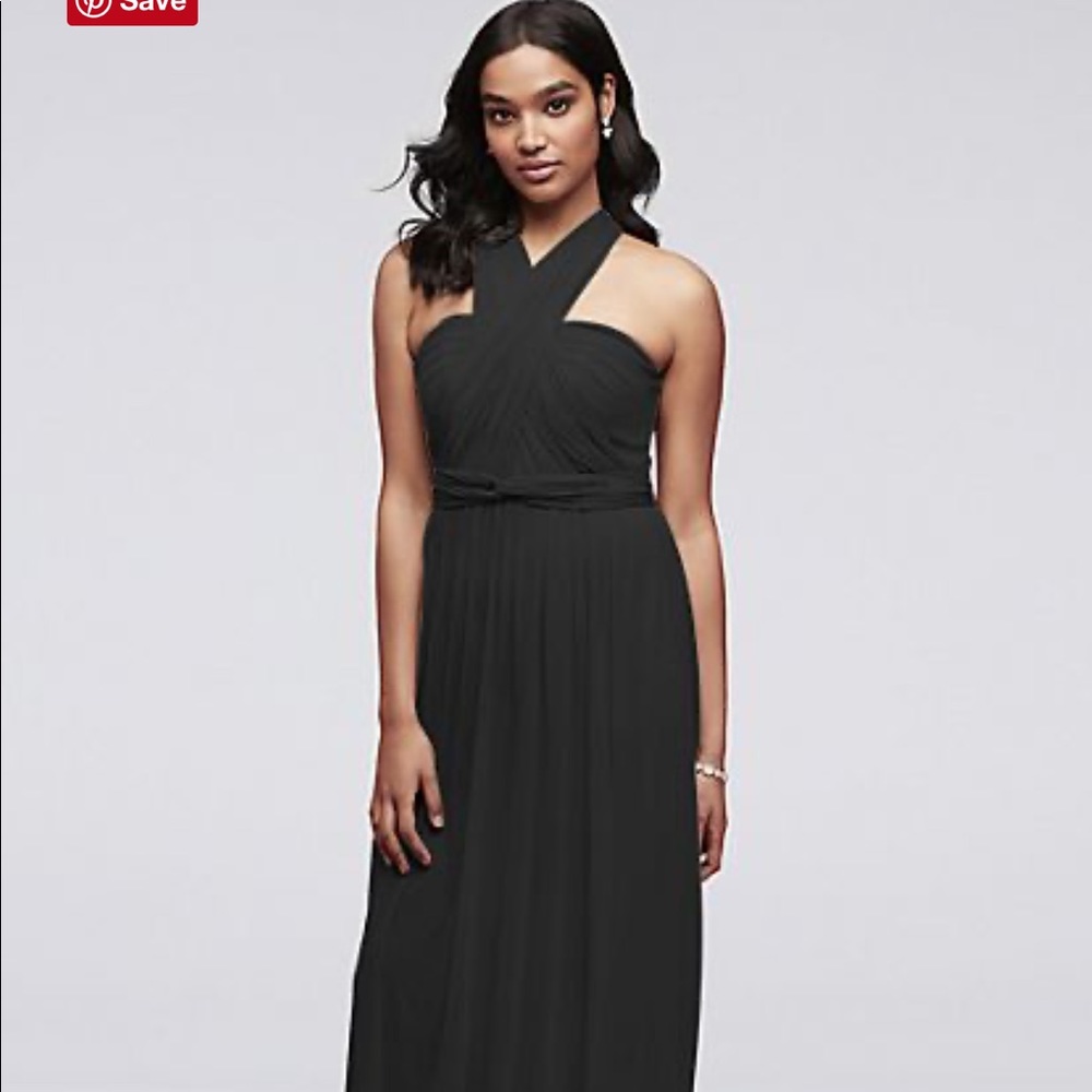 David’s Bridal Style Your Way 6 Tie Long Dress